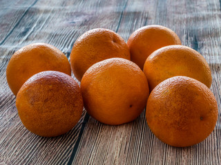 Blood oranges ripe and tasty