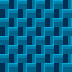 Dark Blue Maze-Like and Zigzag Pattern Texture Background Wallpaper Illustration