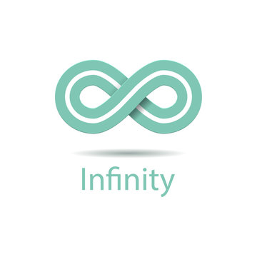 Infinity Symbol Logo. Vector Illustration