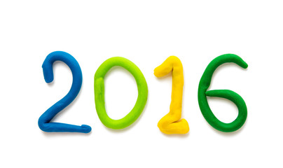 plasticine figures isolated