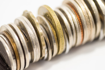 Various size of coins