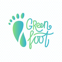 Logo of center of eco foot.