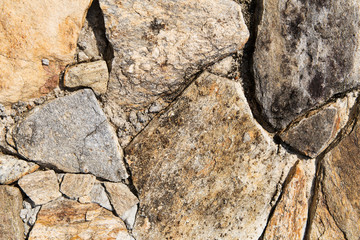 close up of rock texture outdoors