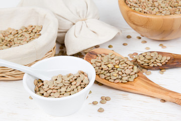 Lentil Seed Heaps