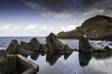 Fototapeta na wymiar Natural pools in Porto Moniz, Madeira