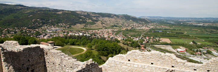 Vue panoramique sur la vallée du Rhône © Hervé Rouveure