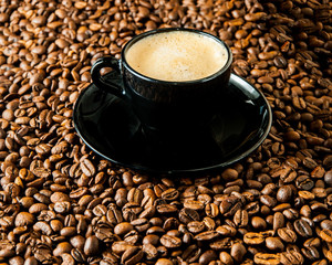 Cup of coffee espresso.