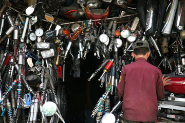 Fototapeta premium Spare parts