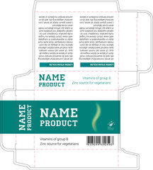 Box design vector.