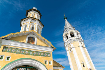 Resurrection Cathedral in Tutaev, Russia. Golden Ring Travel