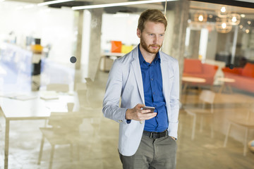 Businessman with a phone