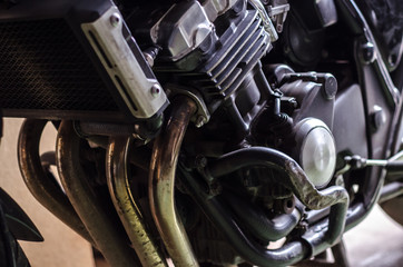 Fototapeta premium motorcycle engine