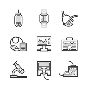 Medical Device Icon Set