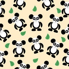 cute panda pattern