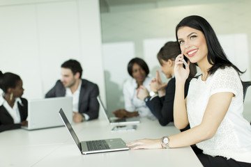 Fototapeta premium Businesswoman on the phone