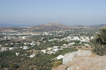 Красивый пейзаж на острове Кос. Греция. Вид сверху.