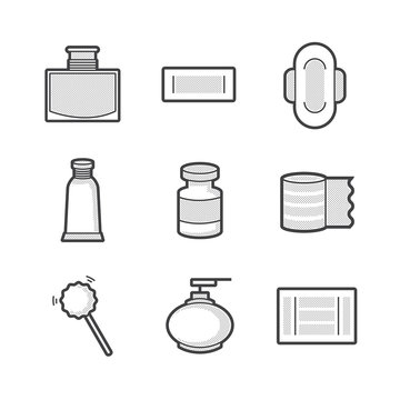 Medical Pharmacist, Basic equipment  Icons