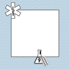 caduceus icon design, vector illustration