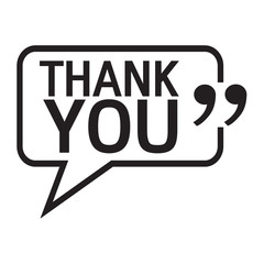 THANK YOU Lettering Illustration design