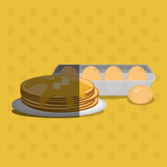 Breakfast icon design, vector illustration