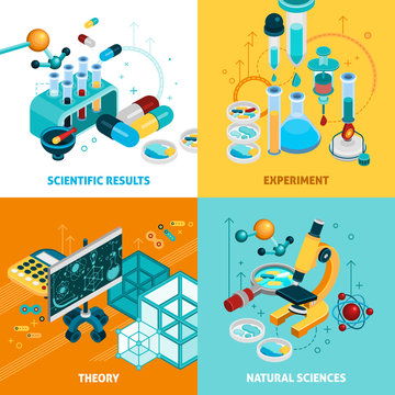 Science Concept Icons Set 