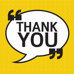 THANK YOU Lettering Illustration design