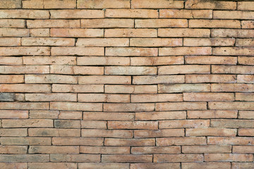 old red brick wall background