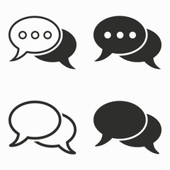 Chatting  vector icons.