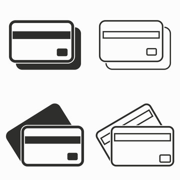 Credit card  icons.