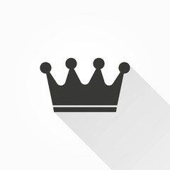 Crown - vector icon.