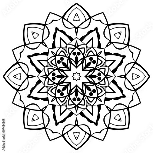 Vector Simple Mandala Wall Mural Wallpaper Murals Wallsheaven Matorina Check out inspiring examples of mandala artwork on deviantart, and get inspired by our community of talented artists. vector simple mandala wall mural