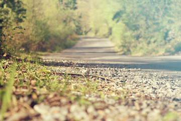 Road in Podgorica, Montenegro
