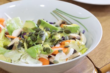Green salad varied