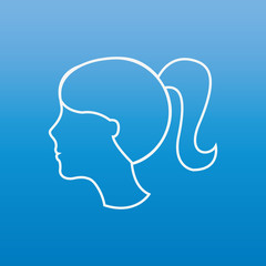 woman silhouette design 