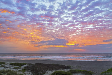 Atlantic Pastel Dawn - Photographed at Cocoa Beach, Florida at sunrise