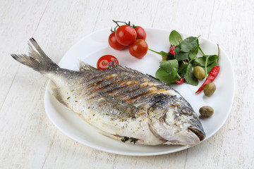 Grilled dorado