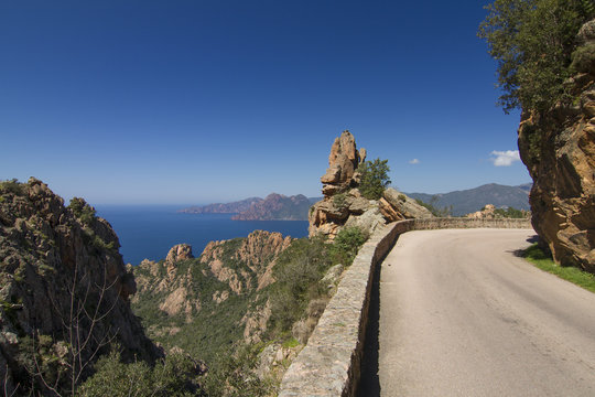 schöne Landchafi auf Korsika
