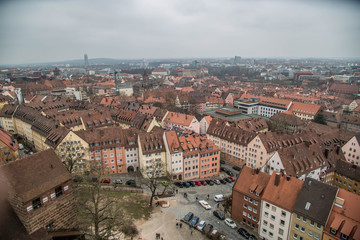 Fototapeta na wymiar mystische Stimmung über Nürnberg