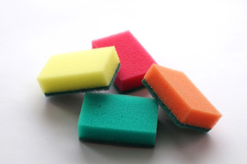 Sponge for washing dishes 