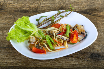 Thai spice crab salad