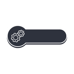 cog setting icon banner template