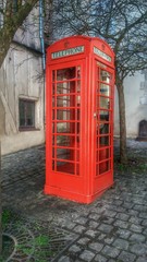 Fototapeta premium Cabine téléphonique Anglaise