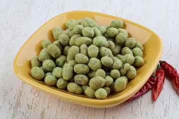 Wasabi peas