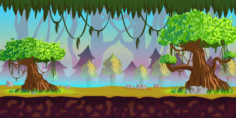  Forest Game Background
