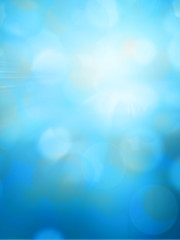 Beautiful blue background with some blurred lights on it