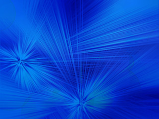 Starburst blue abstract background