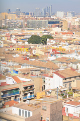 Aerial view of Valencia, Spain