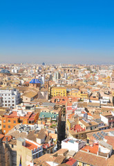 Aerial view of Valencia, Spain