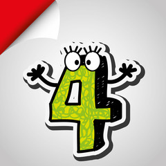 numeric character design 