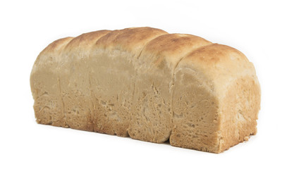 Homemade bread isolated
